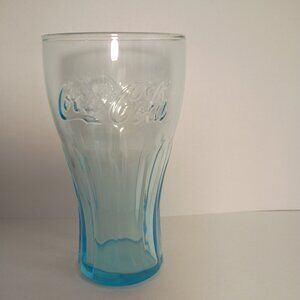 Glass, McDonald's Coca Cola, Light Blue, 16oz